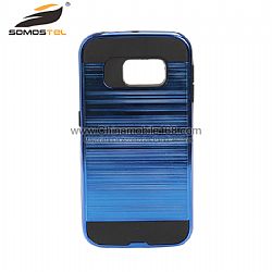 Plating Drawing Line 2 in 1 Combo Cell Phone Case Wholesale