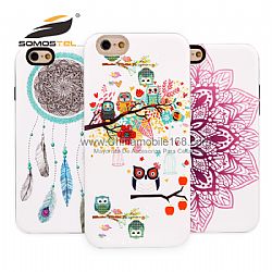 New Design 2 in 1 Reliefs and Drawings With Turtle Case for iPhone 6.6s