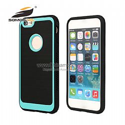 2 in 1 Shock Proof Rugged Hybrid hollow Back Cover phone Case For iPhone 6