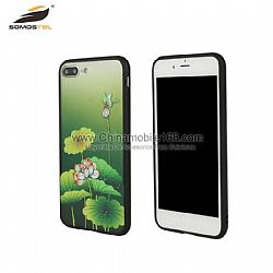 Wholesale Acrylic Painting PC+TPU Anti-drop mobile cover phone case for iphone 7