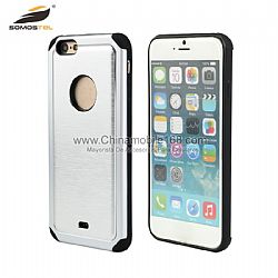 New product Armor triple TPU + PC metal Fuel injection phone case for iphone 6