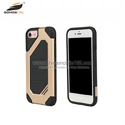 Hybrid Dual Duty 2 in 1 TPU + PC Back Cover phone Cases For iphone 7 7plus