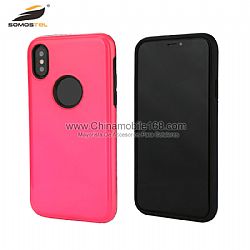 For Iphone6S/X/XR 2 in 1 case cover in a single bright color