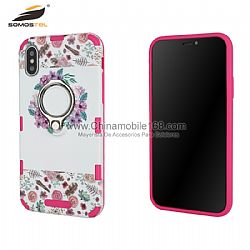For smartphone protector spot UV 3D relief pattern back cover case