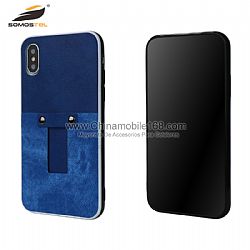 New arrival TPU+PC+PU 3 IN 1 protector case with card function