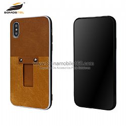 Super thin TPU+PC leather cover case with card slot