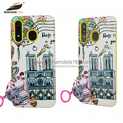 Hot selling beautiful pattern 3D relief PC+TPU protector case