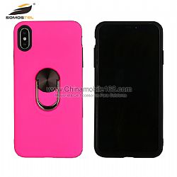Good quality full cover pure color hybrid phone cases