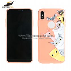 Slim and close fitting TPU+PC hybrid phone shell with multiple colors