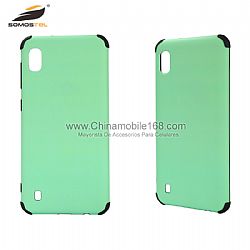 Anti-fall 2 in 1 IMD silicon phone shell in single color