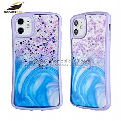 Mayoreo TPU+PC Epoxy Protector Case with Hollow Out Patterns for iPhone12