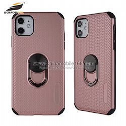 Armor Series Hard PC TPU + Anti-Shock Case with Ring Holder for iPhoneXR / 11/12