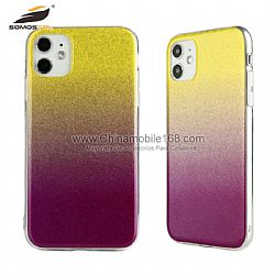Glossy IMD Dual Colors TPU + Hard PC Case for Samsung S9 / S9Plus