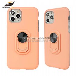Knight two in one with bracket oil injection TPU+PC protective shell for iPhone11/iPhone12