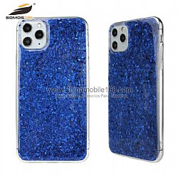 For iPhone11/11Pro/11ProMax TPU+acrylic protective case with glue glitter