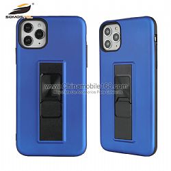 TPU + PC  Anti-Shock Phone Case With Invisible Pelgable Support