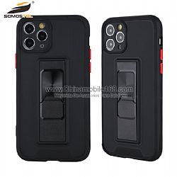 Anti-drop TPU + PC Dual Colors Case With Vertical and Horizontal Support For iPhone