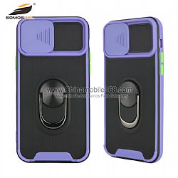 Two-color tablet push window 360 bracket mobile phone case for iPhone13Pro