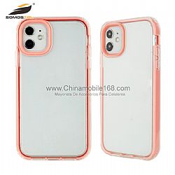 Injection molding TPU+PC 3 in 1 phone case for iPhonr13