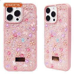 New Designer Style Large Hole TPU+PC 2-in-1 Drilling Case