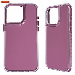 Tpu Oiled+Pc Quadrangle Drop-Proof 2 In 1 Mobile Phone Case