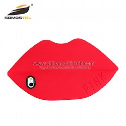 3D Silicone Lip Shaped Phone Case Cover For iPhone 4 5 6 6p