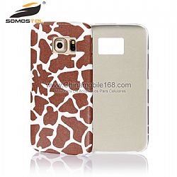 Top grade modern fashion ultra thin PU painted case cover for Samsung