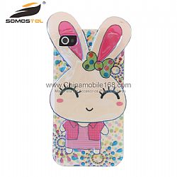 wholesale blu-ray TPU 3D Rabbit IMD cell covers phone case supplier