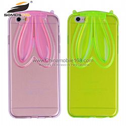 New Arrival Rabbit TPU Bracket Case for iPhone
