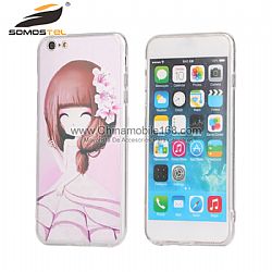 New girl series TPU cell phone case for iphone 6 plus