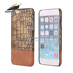 Luxury Genuine Real Leather Crocodile  Pattern Phone Case For iPhone 6