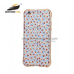 Wholesale Electroplating TPU Anti-Shock design with  Leopard  Cases for iPhone