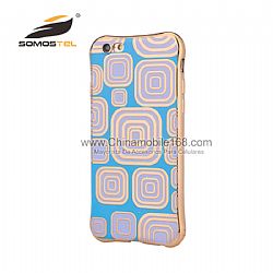 wholesale Electroplating TPU Anti-Shock Design with Square painted Cases iPhone 6