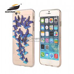 Wholesale Hollow transparent IMD Soft TPU phone case for iPhone 6s