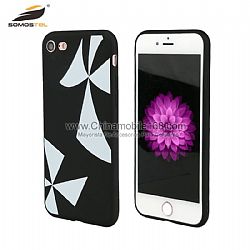 Wholesale Black Painted Matte Soft TPU Protective phone Case For iphone 7