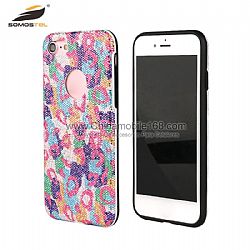 New product 3 in 1 Case with Pressing leather phone Case for iPhone 7plus