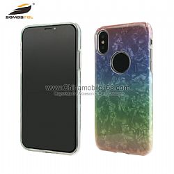 Wholesale price TPU+PC+paper glitter cell phone case for Samsung Note8