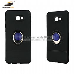 Business style metal finger ring TPU protector
