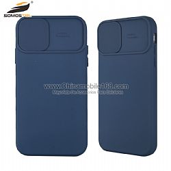 2.0mm imitation original push window TPU+flannel phone case for iPhone12