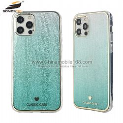 1.6mm Double-sided flat IMD gradient + electroplating TPU phone case