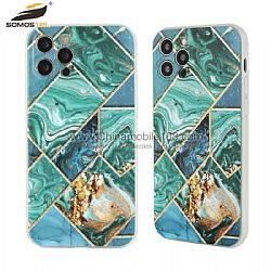 Good quality 1.6mm Color picture + electroplating  double-sided flat IMD TPU phone case