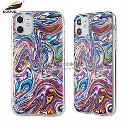 Factory price 1.6mm Color Picture+ colorful electroplating+Glitter Double-sided IMD TPU Phone Case