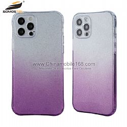 Anti-Shock  2.0mm TPU gradient color Case for iPhone12