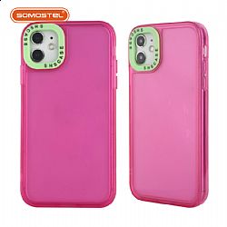 2.0MM Contrasting Color Photo Injection Molding Frame TPU Phone Case