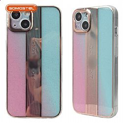 Double-Sided Flat IMD Electroplating TPU Color Printing Glitter Phone Case