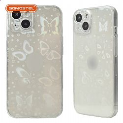 Double-Sided Flat IMD Transparent TPU Laser Magic Color Process Phone Case