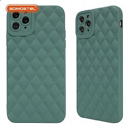 Lambskin pattern oil injection TPU phone case for iPhone13