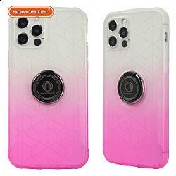 Military Drop Resistant  with Bracket Two-in-one Gradient  TPU Phnne Case