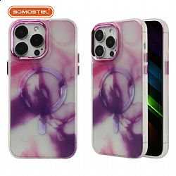 Watercolor Magnetic Attraction TPU+PC Phone Case