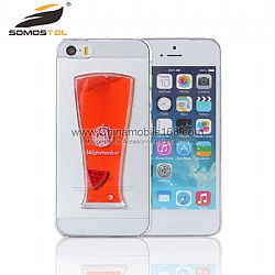 fluid liquid bottle juice cell phone case for iPhone 6